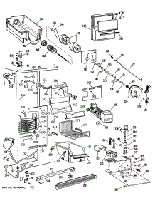 03 - Section3 parts for Ge Refrigerator TFH27PRSABB from AppliancePartsPros.com