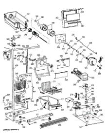 03 - Section3 parts for Ge Refrigerator TFH27PRSBAA from AppliancePartsPros.com