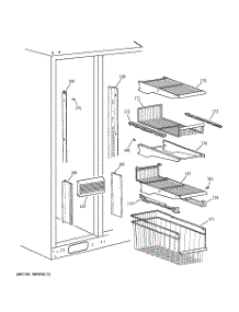 04 - Freezer Section parts for Ge Refrigerator TFH30PRTAWW from AppliancePartsPros.com