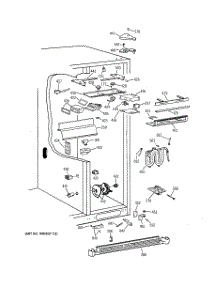 05 - Fresh Food Section parts for Ge Refrigerator TFH30PRTAWW from AppliancePartsPros.com