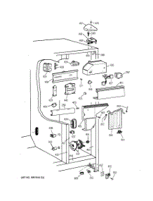 04 - Fresh Food Section parts for Ge Refrigerator TFHA24RRAAD from AppliancePartsPros.com