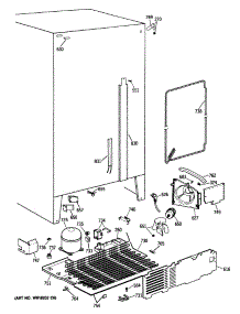 04 - Section4 parts for Ge Refrigerator TFK20JATCAD from AppliancePartsPros.com
