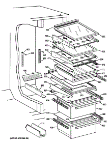 05 - Section5 parts for Ge Refrigerator TFK22PRSMAA from AppliancePartsPros.com
