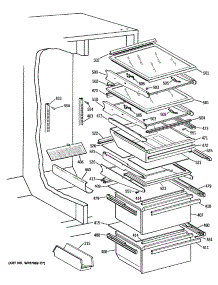 05 - Section5 parts for Ge Refrigerator TFK24PRTCWW from AppliancePartsPros.com