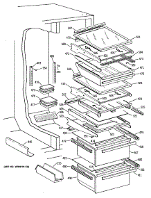 05 - Section5 parts for Ge Refrigerator TFK27PFTCBB from AppliancePartsPros.com