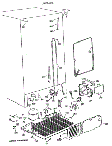 06 - Unit Parts parts for Ge Refrigerator TFK27PFXAWW from AppliancePartsPros.com