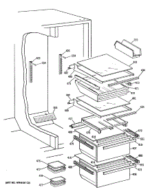 05 - Section5 parts for Ge Refrigerator TFK27ZFTCAD from AppliancePartsPros.com