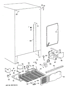 04 - Section4 parts for Ge Refrigerator TFX19LRAWH from AppliancePartsPros.com
