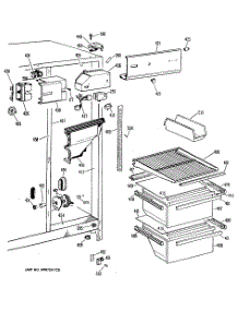 03 - Section3 parts for Ge Refrigerator TFX20DASAWH from AppliancePartsPros.com