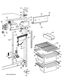 03 - Section3 parts for Ge Refrigerator TFX20DASMAD from AppliancePartsPros.com