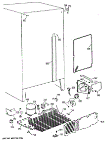04 - Section4 parts for Ge Refrigerator TFX20DASMWH from AppliancePartsPros.com