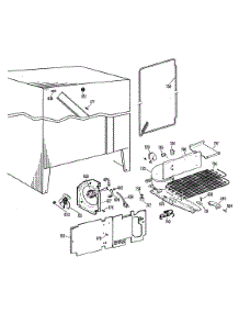 04 - Section4 parts for Ge Refrigerator TFX20DGB from AppliancePartsPros.com