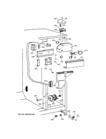 05 - Fresh Food Section parts for Ge Refrigerator TFX20JABCWW from AppliancePartsPros.com