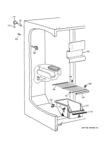 04 - Freezer Section parts for Ge Refrigerator TFX20JABEWW from AppliancePartsPros.com
