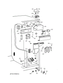07 - Fresh Food Section parts for Ge Refrigerator TFX20JRBAWW from AppliancePartsPros.com
