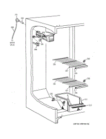 05 - Freezer Section parts for Ge Refrigerator TFX20JRBEWH from AppliancePartsPros.com