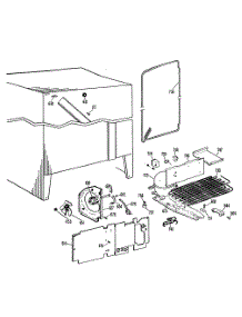 04 - Section4 parts for Ge Refrigerator TFX20PFC from AppliancePartsPros.com