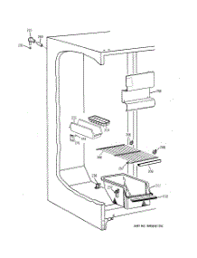 04 - Freezer Section parts for Ge Refrigerator TFX20SABAAA from AppliancePartsPros.com