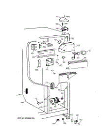 05 - Fresh Food Section parts for Ge Refrigerator TFX20SABAAA from AppliancePartsPros.com