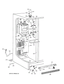 03 - Freezer Section parts for Ge Refrigerator TFX20SABAWW from AppliancePartsPros.com