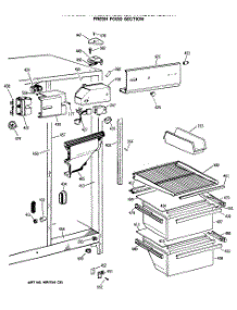 03 - Section3 parts for Ge Refrigerator TFX20SASBAD from AppliancePartsPros.com