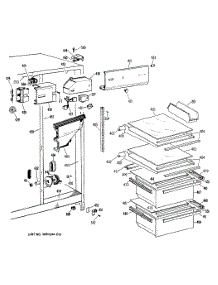 03 - Section3 parts for Ge Refrigerator TFX20ZRAWH from AppliancePartsPros.com