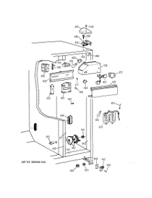 05 - Fresh Food Section parts for Ge Refrigerator TFX22CRBCAA from AppliancePartsPros.com