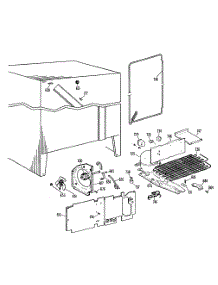04 - Section4 parts for Ge Refrigerator TFX22DGB from AppliancePartsPros.com
