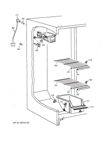 04 - Freezer Section parts for Ge Refrigerator TFX22GRBEWW from AppliancePartsPros.com