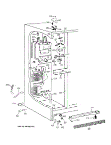 03 - Freezer Section parts for Ge Refrigerator TFX22JABAWW from AppliancePartsPros.com