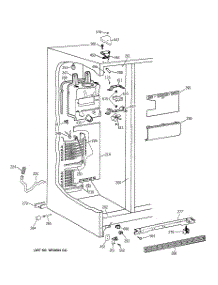 04 - Freezer Section parts for Ge Refrigerator TFX22QRBAAA from AppliancePartsPros.com
