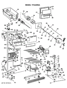 02 - Section2 parts for Ge Refrigerator TFX22RNA from AppliancePartsPros.com
