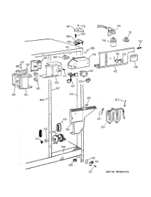 04 - Fresh Food Section parts for Ge Refrigerator TFX22ZPZBAA from AppliancePartsPros.com