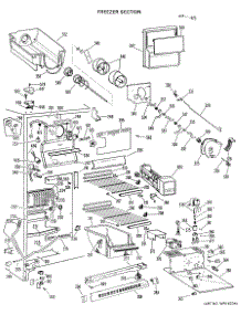 03 - Section3 parts for Ge Refrigerator TFX24EHB from AppliancePartsPros.com