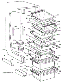 05 - Section5 parts for Ge Refrigerator TFX24PFSBAA from AppliancePartsPros.com