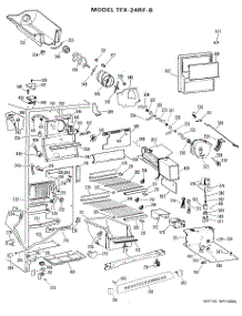 02 - Section2 parts for Ge Refrigerator TFX24RFB from AppliancePartsPros.com