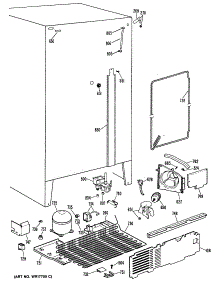 04 - Section4 parts for Ge Refrigerator TFX24SMA from AppliancePartsPros.com