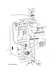 04 - Fresh Food Section parts for Ge Refrigerator TFX25CRBABB from AppliancePartsPros.com