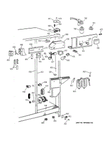 04 - Fresh Food Section parts for Ge Refrigerator TFX25VPBAWW from AppliancePartsPros.com