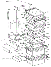 05 - Section5 parts for Ge Refrigerator TFX27PFSABB from AppliancePartsPros.com