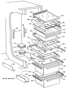 05 - Section5 parts for Ge Refrigerator TFX27PFSMWW from AppliancePartsPros.com