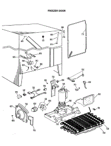 05 - Freezer Door parts for Ge Refrigerator TFX27RJF from AppliancePartsPros.com