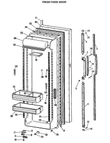 02 - Fresh Food Section parts for Ge Refrigerator TFX27VMA from AppliancePartsPros.com