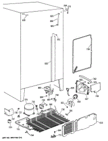 05 - Section5 parts for Ge Refrigerator TFX27VRSBWH from AppliancePartsPros.com