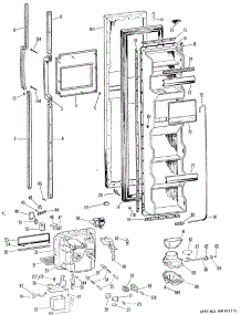 02 - Section2 parts for Ge Refrigerator TFXE24RGD from AppliancePartsPros.com