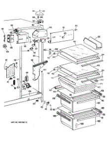 03 - Section3 parts for Ge Refrigerator TFXW22RNA from AppliancePartsPros.com