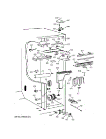 04 - Fresh Food Section parts for Ge Refrigerator TPG21KRYAWW from AppliancePartsPros.com