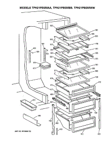05 - Section5 parts for Ge Refrigerator TPH21PBSMWW from AppliancePartsPros.com