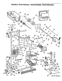 03 - Section3 parts for Ge Refrigerator TPH21PRSAWW from AppliancePartsPros.com