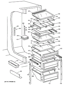 05 - Section5 parts for Ge Refrigerator TPH21PRSBAA from AppliancePartsPros.com